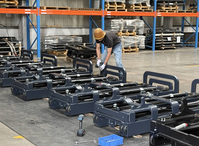Mast assembling