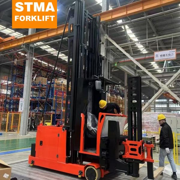 Three-way Forklift Operator Up Position