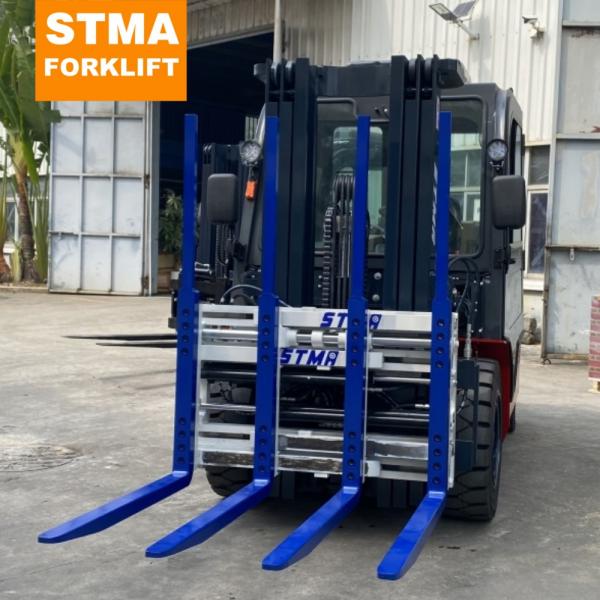 Single double pallet handler