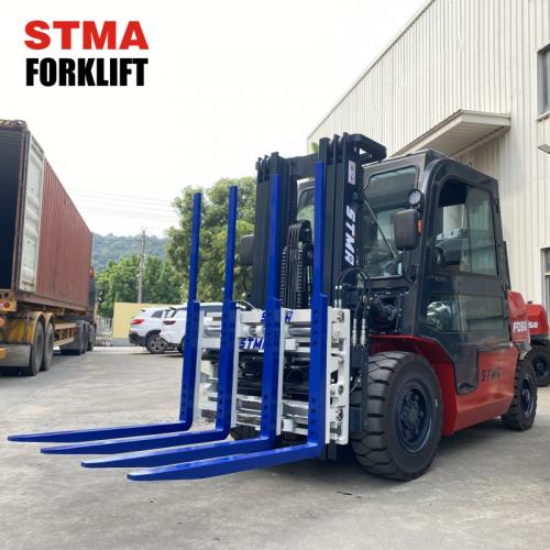Single double pallet handler