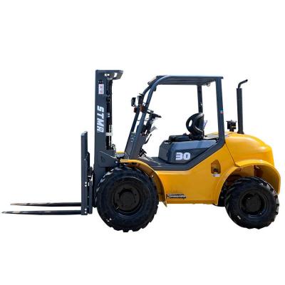 3 tani 2wd mbaya terrain forklift 