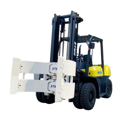 7tonne dizeli forklift na karatasi roll clamp 