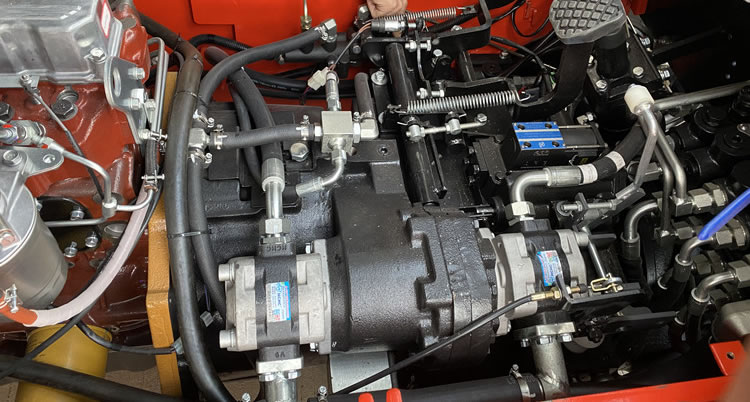 Analyze the importance of lubricants used in forklifts