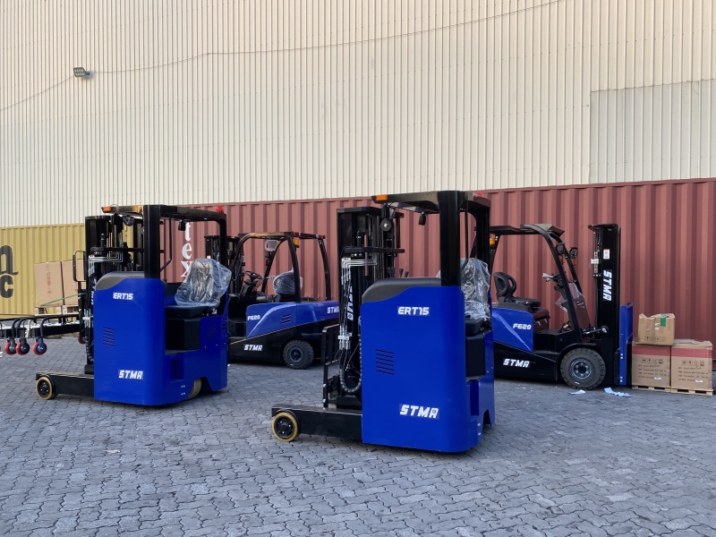 Double Deep Reach Truck Scissors Lift 