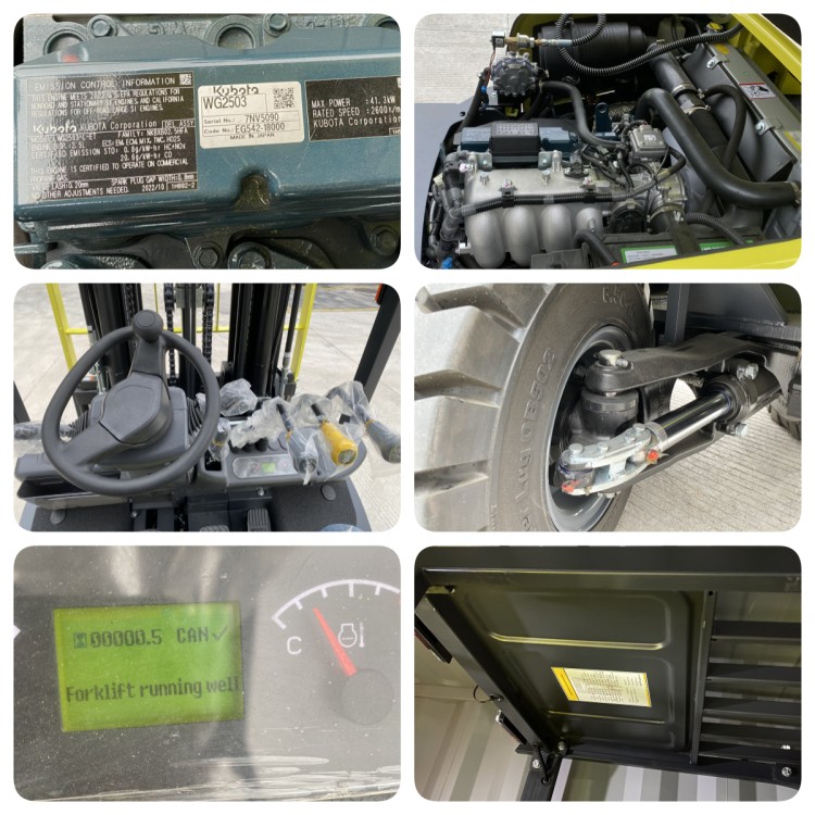 STMA forklift with EPA engine