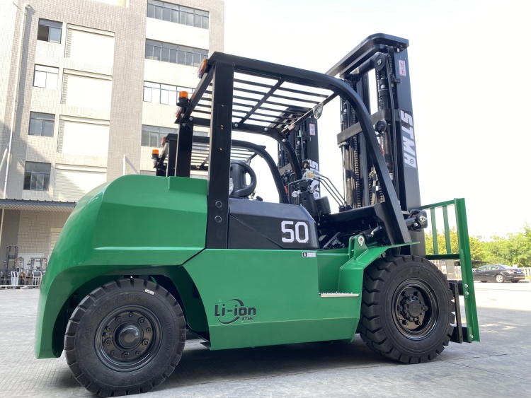 Lithium battery forklift truck